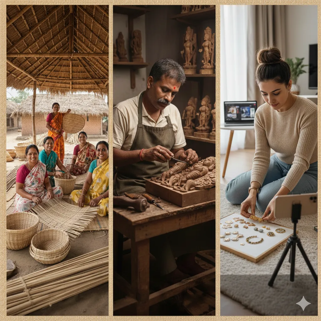 Handloom, by a single hand